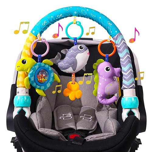 Baby Stroller Arch Toy, Clip On Arch Mobile for Bassinet with