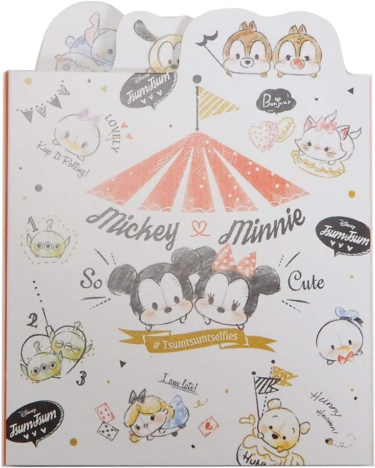 Amazon Co Jp ディズニーツムツム メモ帳 パタパタメモ 19ss カミオジャパン かわいい キャラクター グッズ おもちゃ