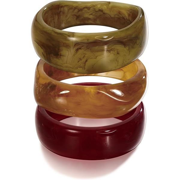 Amazon.com: Caiyao Punk Multiple Color Acrylic Resin Irregular