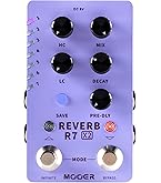Amazon.com: MOOER R7 Guitar Reverb Pedal, 7 Different, Rich and