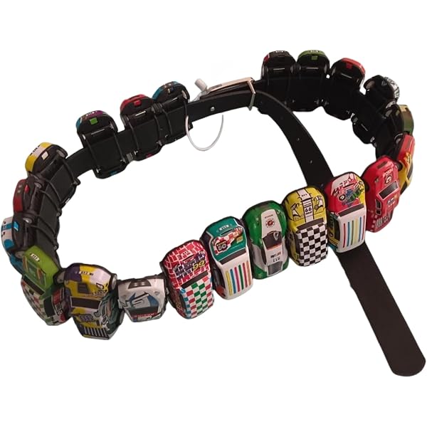 Double Pin Buckle Japanese Chirimen Belt Unisex (Black  display picture 1