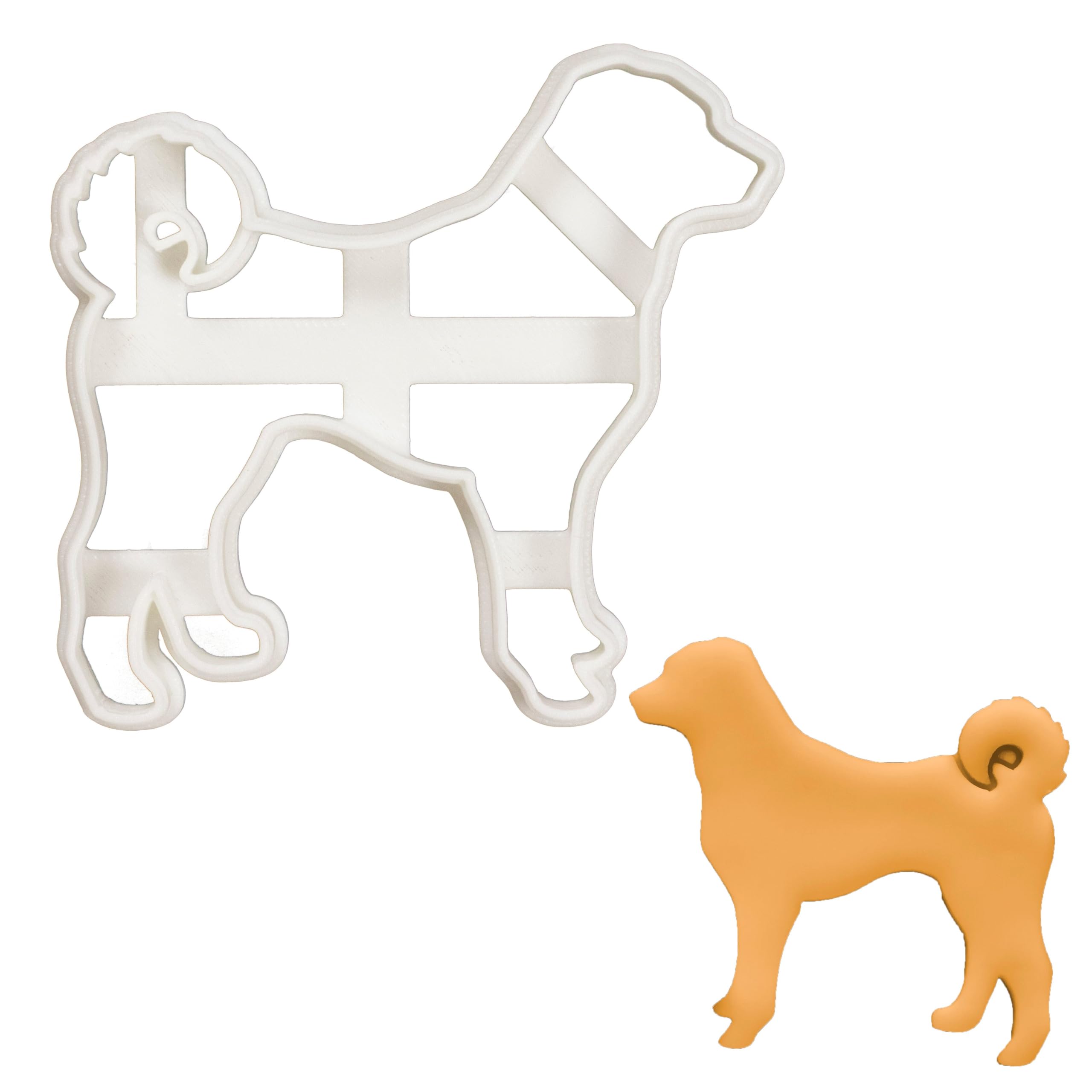 BAKERLOGY Appenzeller Sennenhunde Body Cookie Cutter - Detailed Biscuit Cutter Design for Baking and Crafts, Ideal on Fondant, Dough, Clay