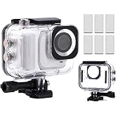 KETOPKIN Waterproof Dive Case for Insta360 GO Ultra Camera | 60M/196FT Underwater Diving Housing,Waterproof Protection Shell with Bracket for Insta 360 GO Ultra Accessories