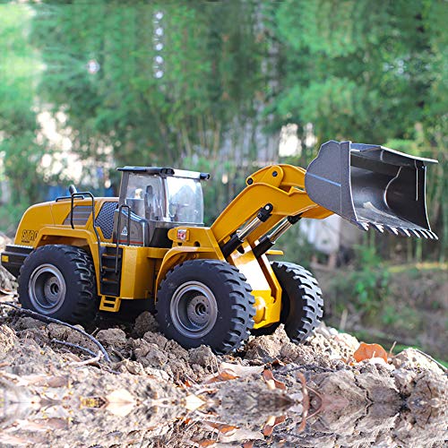 Delili 22 Kanal Fernbedienung Bulldozer, 2,4 GHz 1/14 Sehr groß RC Bagger Spielzeug Kinder, Fernbedienung Auto Jungen… – Bild 8