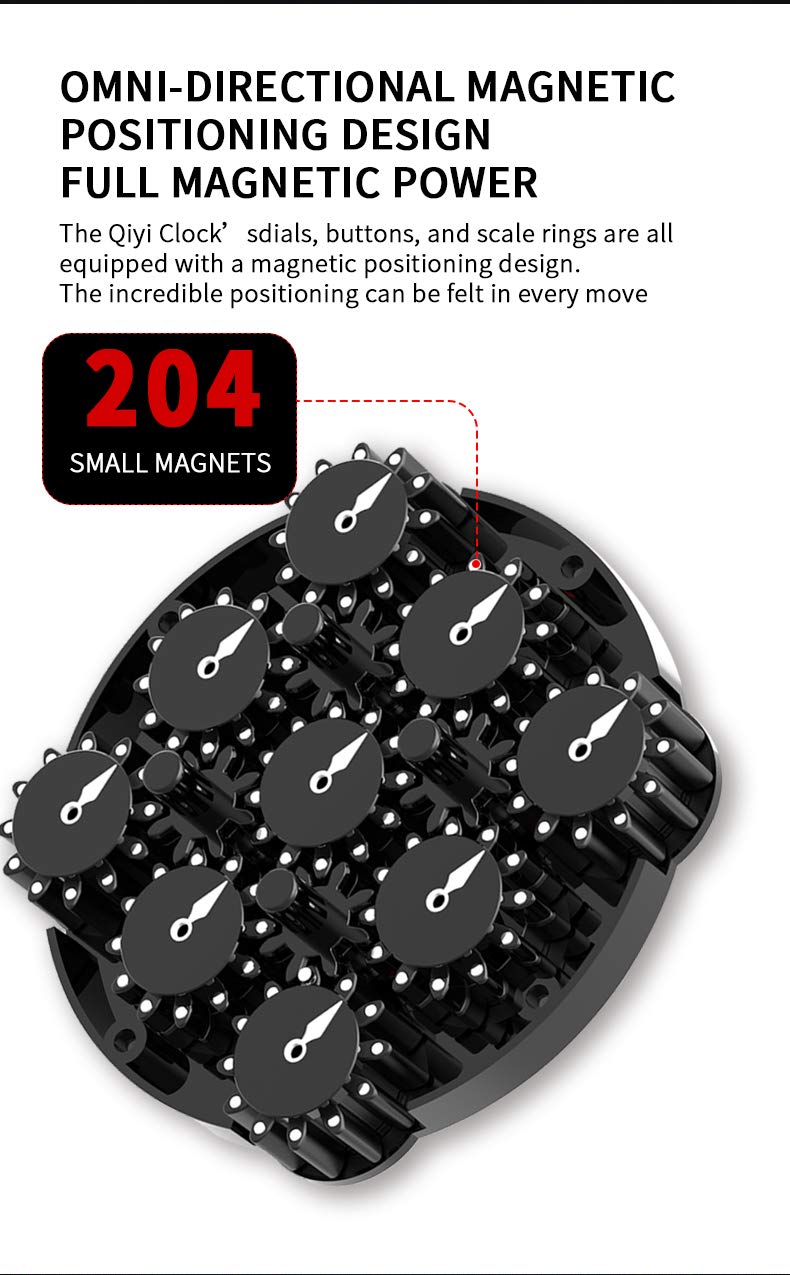 cuberspeed QY Toys Magnetic Clock Puzzle Chuanshi Clock Puzzle