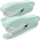 Mr. Pen- Office Stapler with Staples, 2 Pack, 200 Staples 1/4" | 20 Sheet Capacity, Desktop Stapler for Students, Office Supplies, Ergonomic Design for Comfortable Use, Jam-Free
