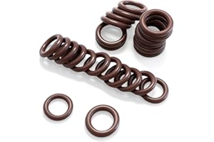 FIXBEAR 24 Pack FKM Fuel Line O Ring Kit,Compatible with 800 013 Quick Connect,Fits 5/16" & 3/8" Connectors,Replaces 217 452,22514722,22516256,Fuel Line O Rings for Harley Davidson,Cars,Boats,Small Engines