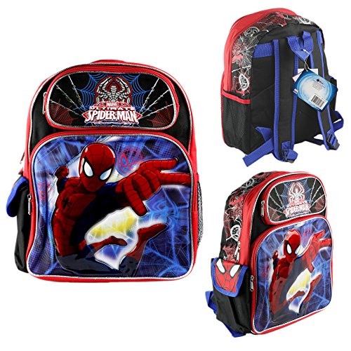 Marvel Ultimat Spiderman 14" Medium Backpack Kids Canvas Besties Licensed New USA Seller