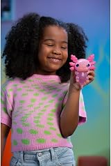 Animagic Lets Glo Axolotl Pink | Glowing, Water-Activated, Floating Toy view 4