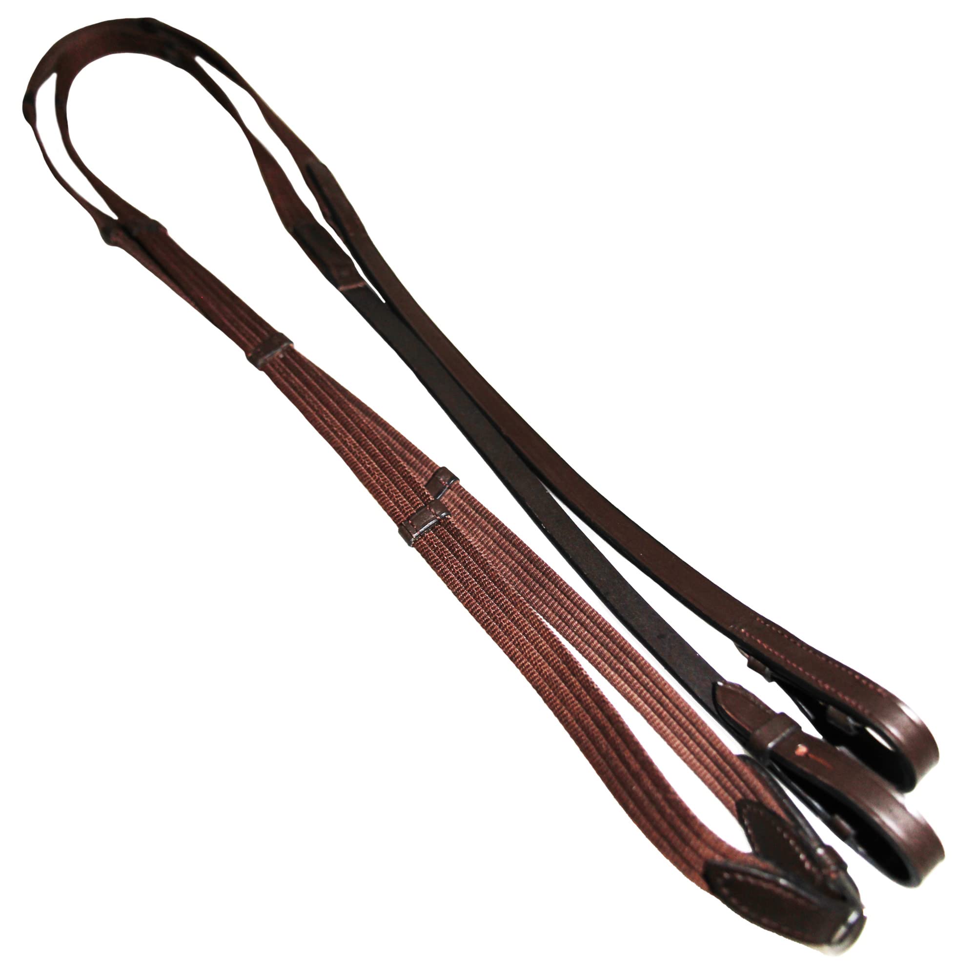 Continental Reins in Black or Brown (Brown, Full 5/8")
