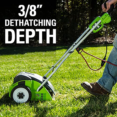 Greenworks 10 Amp 14” Corded Electric Dethatcher (Stainless Steel Tines) Pricepulse