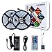 ROLiGHTiC RGB Led Light Strip Kit,32.8ft (10M) 5050 300LEDs,DC 12V Waterproof Led Strip Lights with 44Key Remote Controller and Power Adapter for Golf cart