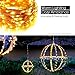Veryredtek LED String Lights 66ft 200 LEDs , Waterproof Starry Lights for DIY Bedroom, Patio, Garden, Gate, Yard, Party, Wedding and Christmas(Copper Wire Lights, Warm White)