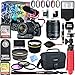 Canon EOS 80D Video Creator with 18-135mm Lens, Rode VideoMic + 64GB Memory + LP-E6 Rechargeable Battery + Accessory Bundle