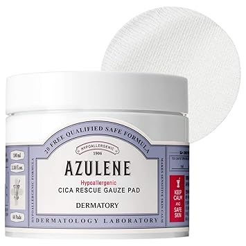 blue cica azulene moisturizer