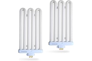 VALOISA FML65/65K 65Watt 6500K Fluorescent Light Bulb,4Pins Base Triple Tube Replacement for Feit Electric 06565,BPFML65/65 2 Pack