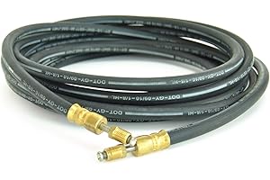 Sturdy Built Boat Trailer Rubber Flexible DOT Brake Hose 4 Ft 9 in Male Inverted Flare