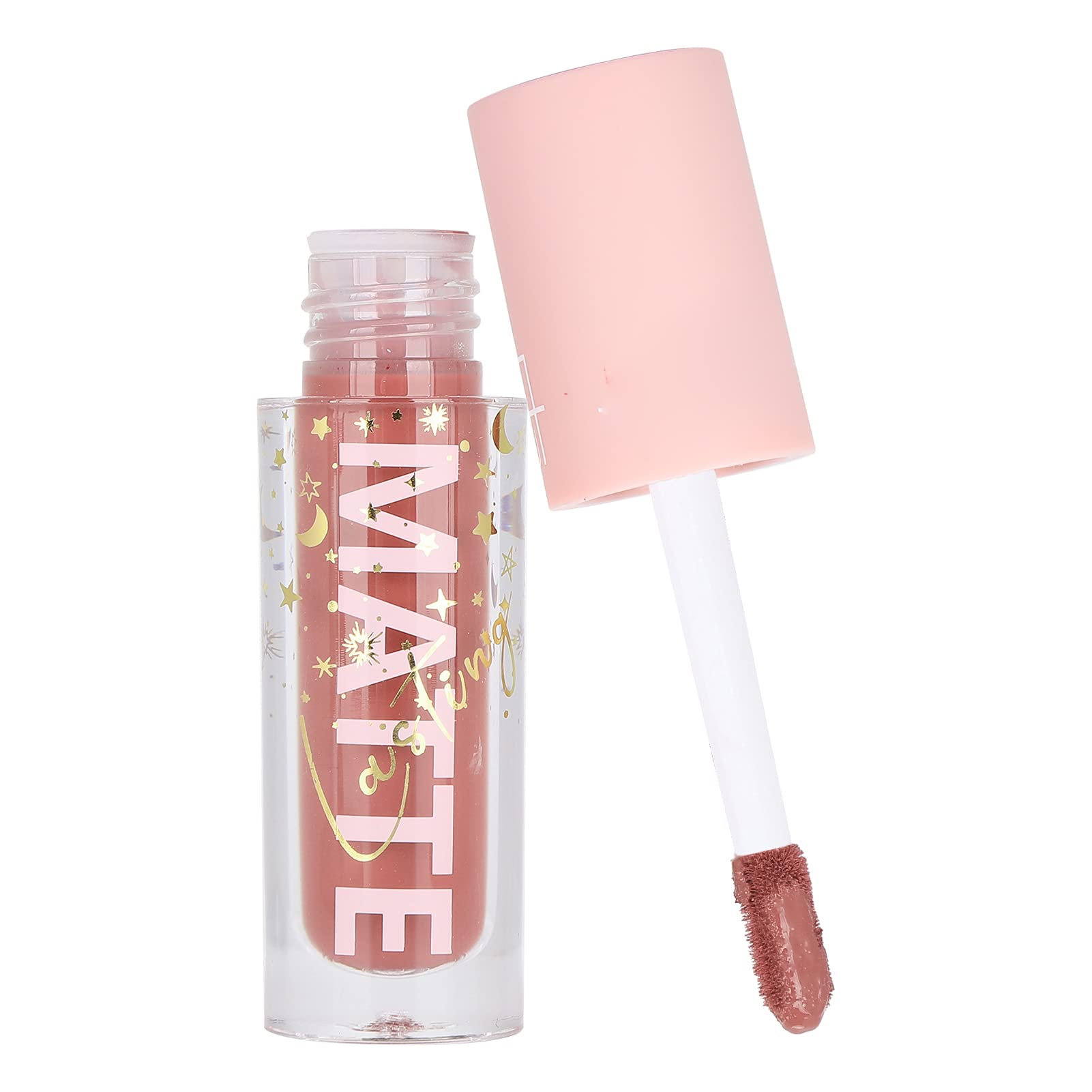 HURRISE Lip Makeup, Anti‑fading Matte Lip Gloss Matte Lipstick Liquid Lipstick Non‑Sticky for Makeup(01, Polar Animals)