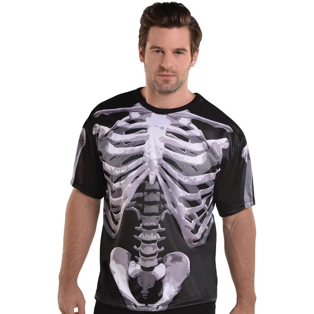 Black & Bone Skeleton T-Shirts for Men XL size - 1 Pc