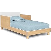 Delta Children - GapKids Wood Toddler Bed with Reversible Headboard - Greenguard Gold Certified, Natural/White