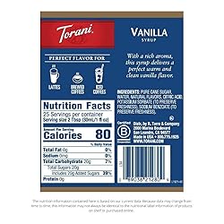 Torani Syrup, Vanilla, 25.4 Ounces