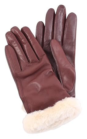 UGG Classic Leather SMART Handschuh 2018 Cordovan