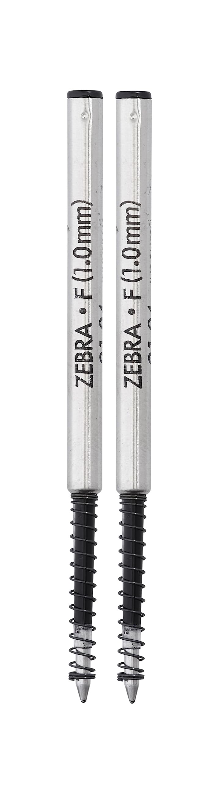 ZEBRA Pen Refills, Black Ballpoint Pen Refills with Oil Based Ink, Reliable Black Pen Refill with Easy Glide Black Ink for Smooth Writing Experience in Home, Office or School, 1.0 mm