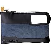 Master Lock Money Bag with Key Lock &amp; Zipper, 11-1/2 inch Long, 7120D | Locking Portable Money Bag to Safely Transport Cash, Jewelry, Passports, Water Resistant Nylon Bank Bag With ID Holder