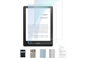 SOFTAMM [2 Pack] Anti Blue Light Tempered Glass Screen Protector for 6.8" Kindle Paperwhite/Kindle Paperwhite Signature Edition (11th Generation,2021/2023) with Clear Installation Guide,HD Clear