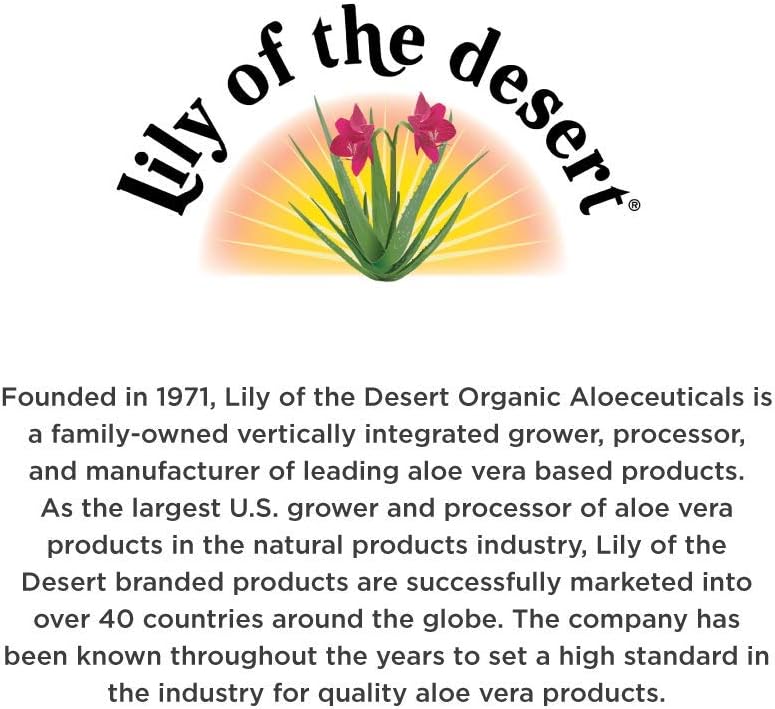 Lily Of The Desert Organic Aloe Vera Juice, Whole Leaf, No Preservatives, 32 Ounces: Health & Personal Care