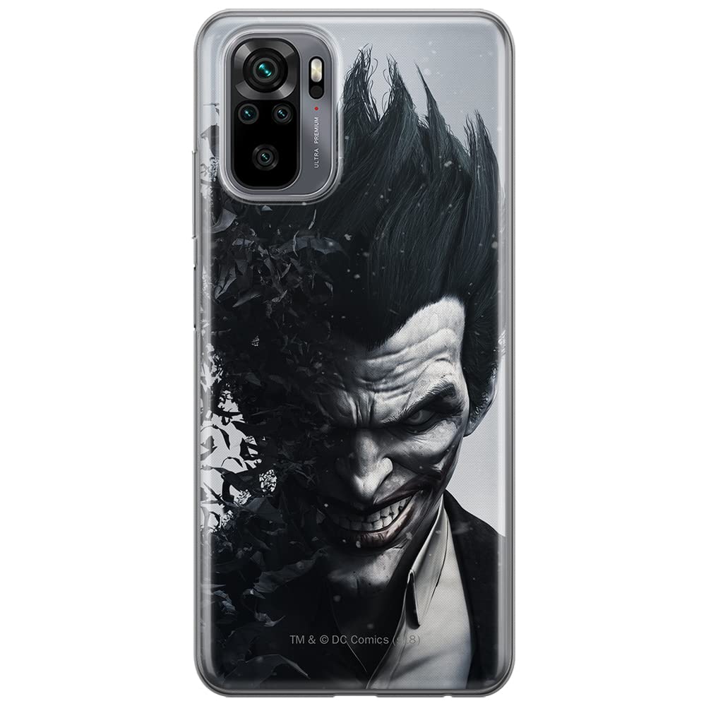 ERT GROUP Mobile Phone Cases Covers for Xiaomi REDMI NOTE 10/ 10S, Original and Officially Licensed DC Pattern Joker 002, Optimally Adapted to the Shape of the Mobile Phone, Case Made of TPU — image 1