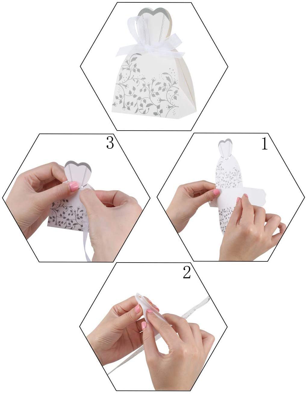 Scatole Porta Confetti 50 Anni Matrimonio