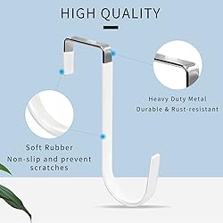 FYY 6PCS Over The Door Hooks, Door Hangers Hooks
