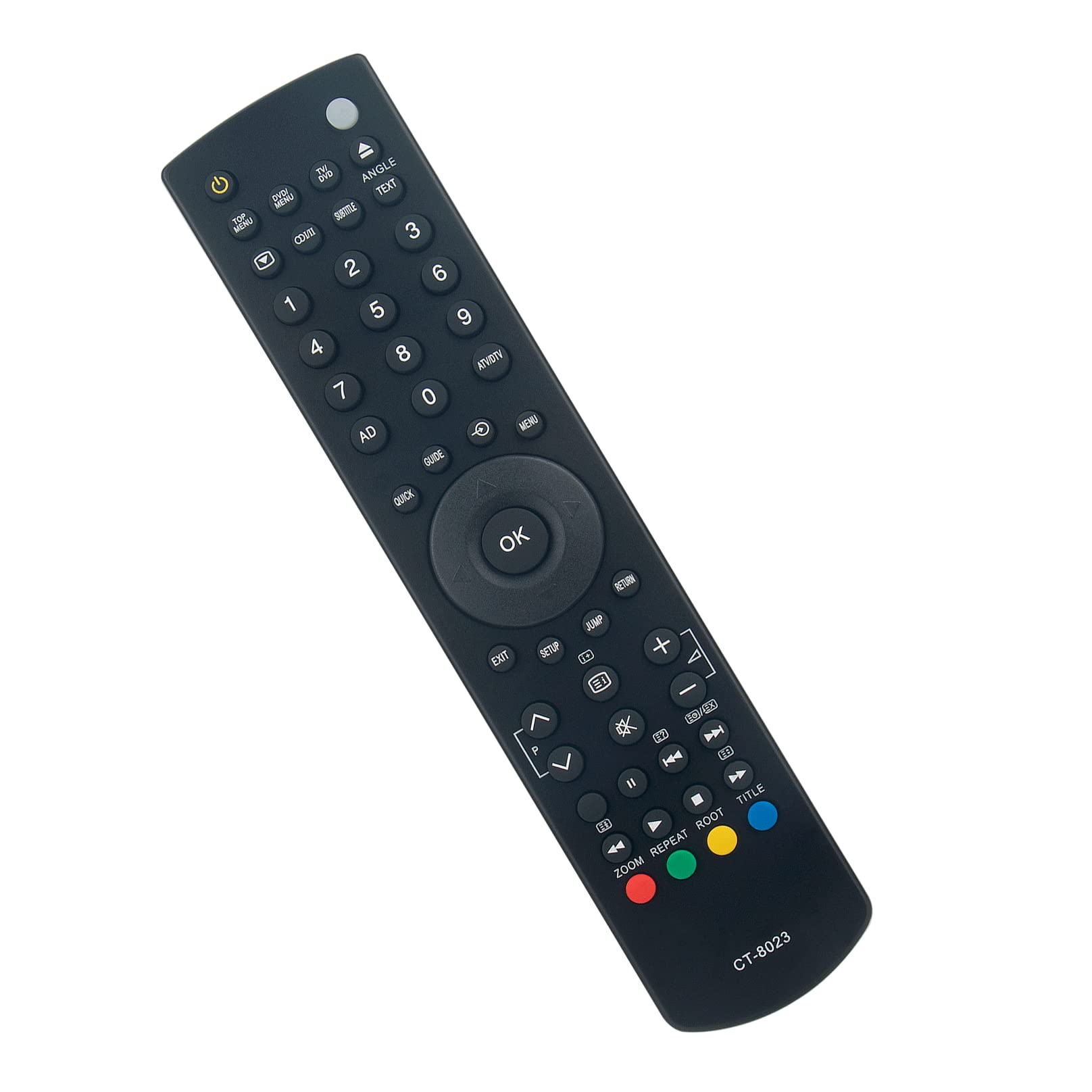 VINABTY CT-8023 Replacement Remote Control Compatible with Toshiba TVs DVD Player CT8023 remote control 32DL933 19DL833 19DL834 22DL833 22DL834 32DL934 26DL833 26DL834 23DL934 23DL933 26DL934