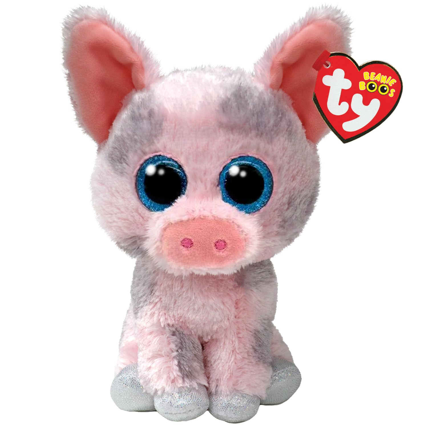 TY Hambo Pig Beanie Boo Regular 14cm - Squishy Beanie Baby Soft Plush Toys - Collectible Cuddly Stuffed Teddy — image 1