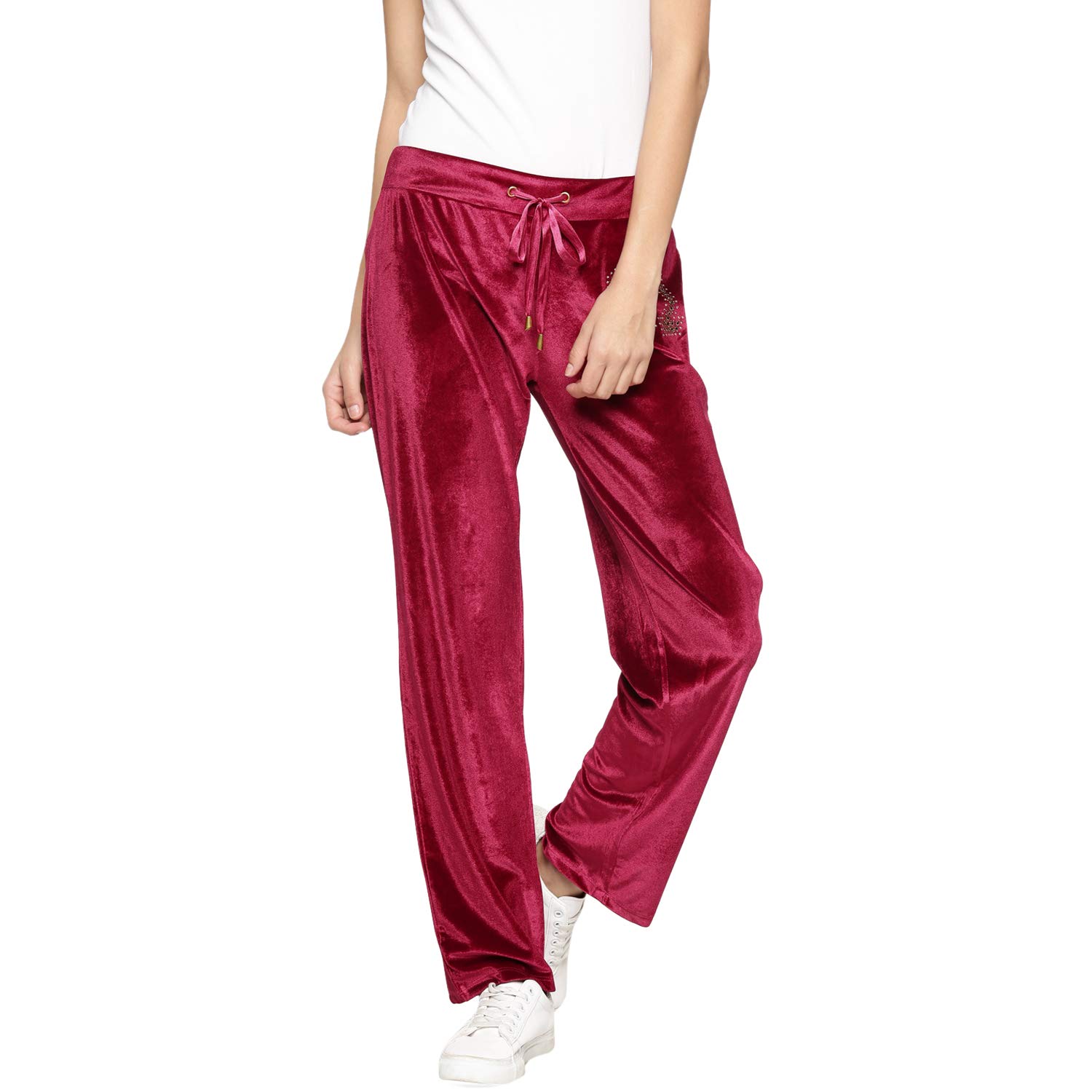 velour tracksuit pants
