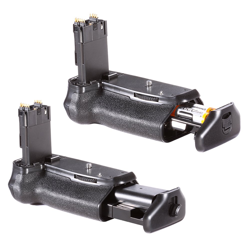 Work with LP-E6 Battery or 6 Pieces AA Batteries for Canon EOS 70D 80D