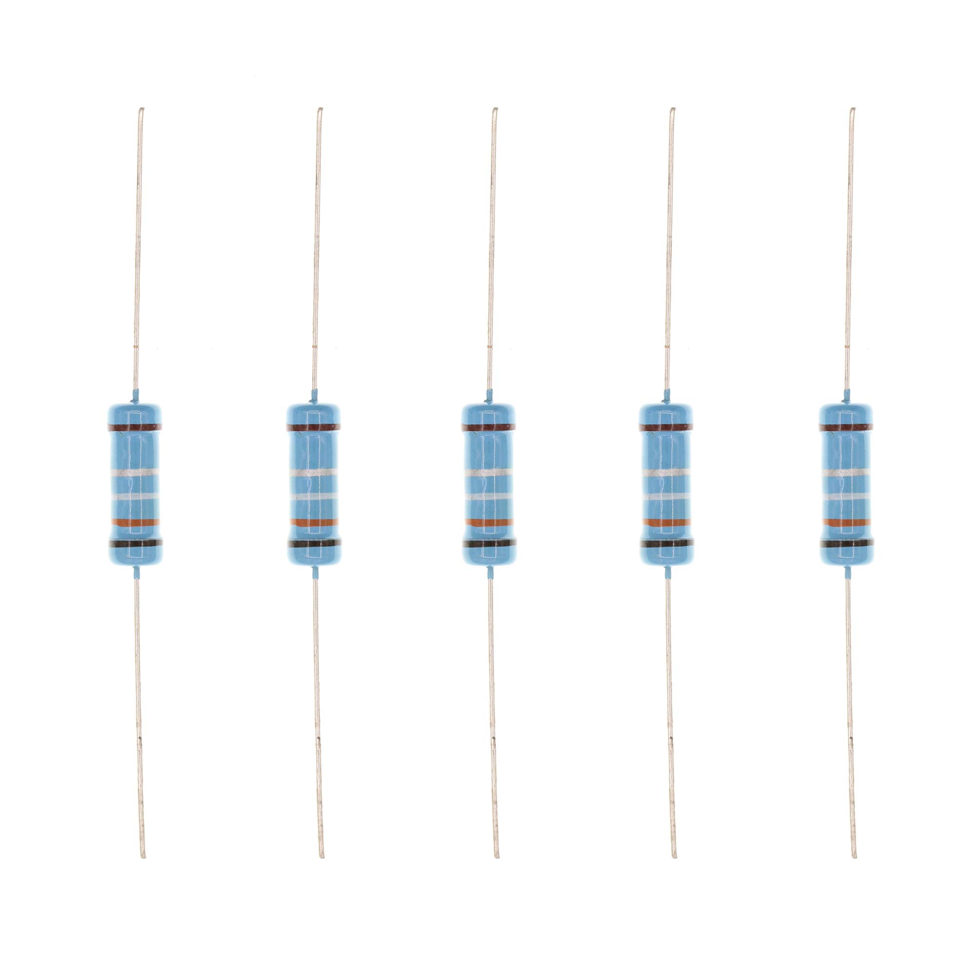 HUABAN 20PCS 3W 3 Watts 0R39 0.39 Ohm 1% Metal Film Resistor