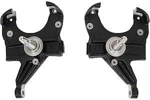 munirater 2.5in Front Drop Spindles Lower Suspension Replacement for 1971-1972 C10 Pickup C10 Suburban with Disc Brakes