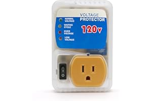 [ETL Listed] BSEED Electronic Surge Protector for Home Appliance, Voltage Protector Suit for Refrigerators and Freezers, Voltage Brownout Outlet 120V 15A 1800Watts