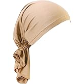 ORKSEA Chemo Headwear for Women Pre-Tied Head Scarf Slip On Headwraps Soft Turbans Cancer Hats Beanie Coverings Scarves