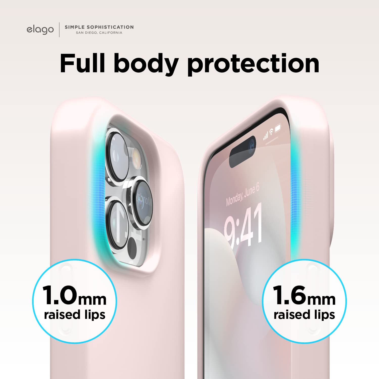 elago Compatible with iPhone 14 Pro Max Case, Liquid Silicone Case, Full Body Protective Cover, Shockproof, Slim Phone, Anti-Scratch Soft Microfiber Lining, 6.7 inch (Lovely Pink)