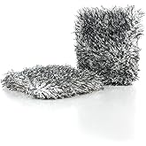 The Rag Company – The Cyclone Ultra Wheel Mitt – Perfect for Wheels, Grills, and Tight Areas; Proprietary Microfiber Blend; Easily Releases Contaminates Upon Rinsing, 6in x 7in, Black/Grey (2-Pack)