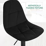 Lestarain LBAI64003-1 Kitchen Barstool Velvet Backrest 360° Swivel 60-81cm view 6