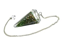 Green Aventurine Orgone Crystal Pendulums for