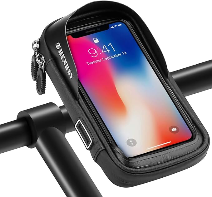 Orologio Da Manubrio Per Moto COJJ - Impermeabile, Antivento, Per Manubri 22-25 Mm (Nero, 44 Mm) - Foto 7