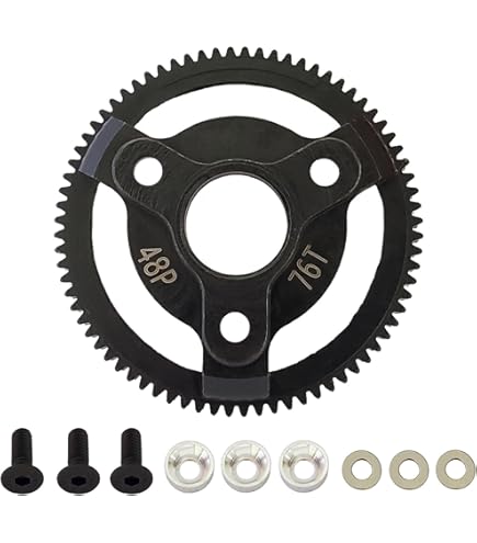 Amazon.com: Hot Racing STE876 Hardened Steel Spur Gear (76t