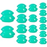 JFRHUDS 16 Pack Silicone Cupping Therapy Set, 4-Size Muscle Fatigue Relief Cups (TCM Treatment with Professional Acupressure Cups,Body Sculpt Cup,Silicone Cupping Massage Cups