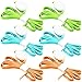 3 Pack LED Light Shoelaces, FineGood Nylon Shoes Laces with Four Flashing Modes for Dancing Cycling Running Hiking Skating Sport - Blue, Orange, Green