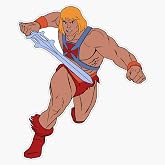 CNW Studio He-Man in Action Tribute Vinyl Sticker Decal Waterproof 6 mil 5"